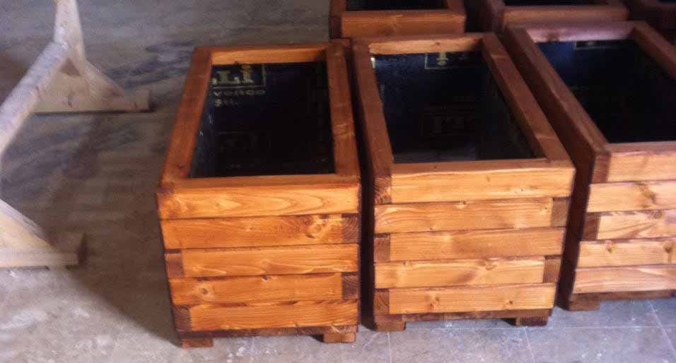 Ahşap Saksılar - SAO2