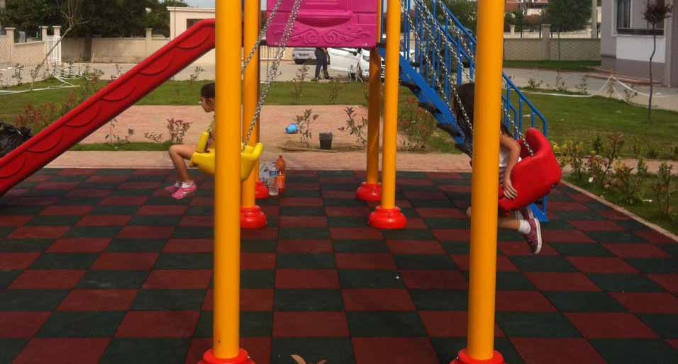 Kauçuk zemin uygulaması KA21